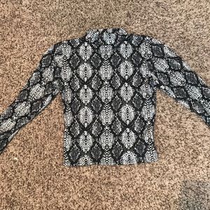 snake skin crop top